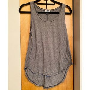 Old Navy striped black & white tank top
